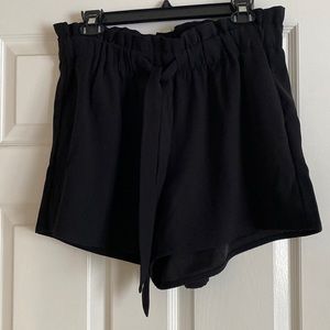 Loft high waist tie shorts